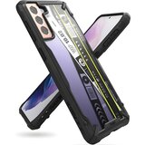  Maskica Ringke Fusion X Design Ticket Band za Samsung Galaxy S21+/Galaxy S21 Plus 5G - Crna KP38106 | shoptok.hr