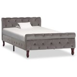 Maison Chic Posteljni okvir - Enojna postelja - Postelja za odrasle siv žamet 100x200 cm-J9040, (21766840) | Shoptok.si