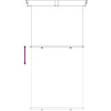 Balkonski bočni awning 160 x 250 cm | shoptok.hr