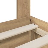  Bed Frame with Storage and Headboard Artisan Oak 180 x 200 cm | shoptok.hr