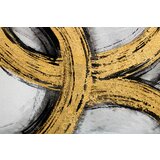 Slikana slika na platnu apstrakt 90x60 cm