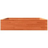  Vrtna sadilica voštano smeđa 100x100x23 cm masivna borovina | shoptok.hr