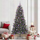  Umjetno božićno drvce Zelena 210 cm PVC, Plastika i Čelik | shoptok.hr