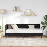  Kutni krevetni okvir s madracem 2 kom. Crna 80 x 200 cm Baršun | shoptok.hr