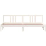  Za krevet od masivnog drva bijeli 200 x 200 cm | shoptok.hr