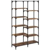 vidaXL Knjižna polica Star les 100 x 32 x 170 cm Konstruiran les | Shoptok.si