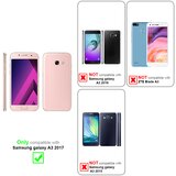 Cadorabo 3x Celozaslonska zaščitna folija, združljiva z Samsung Galaxy A3 2017 - Zaščitna folija v transparentno s čarno - 3-pack Kaljeno steklo za zaščito zaslona s trdoto 9H in 3D dotikom, (20547940) | Shoptok.si