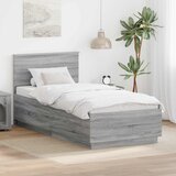  Krevetna konstrukcija Siva sonoma 70 x 190 cm Konstruirano drvo | shoptok.hr