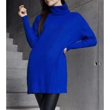 UR/CEO Long blue soft turtleneck sweater Kali | shoptok.hr