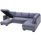 Mömax Sedežna Garnitura Malte, Siva, Ležišče, Predal, U Oblika | Shoptok.si