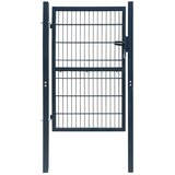 vidaXL 2D vrata za ogradu (jednostruka) antracit siva 106 x 210 cm | shoptok.hr
