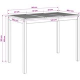  Stol za bar u vrtu Bijela 141 x 80,5 x 105 cm | shoptok.hr