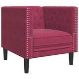 3-dijelni set sofa Chesterfield crvena boja vina baršunasti | Eponuda.com