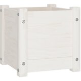  Vrtna sadilica bijela 31 x 31 x 31 cm od masivne borovine | Eponuda.com