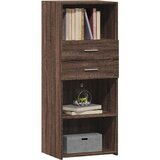  Visoka komoda boja hrasta 50 x 42,5 x 124 cm konstruirano drvo | Eponuda.com