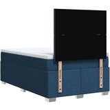 vidaXL Krevet s oprugama i madracem plavi 120 x 190 cm od tkanine | shoptok.hr