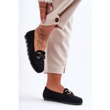 Boto Women's Suede Moccasins with Ornament Black Dionira | shoptok.hr