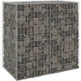 vidaXL Gabionska stena s pokrovi iz pocinkanega jekla 100x60x100 cm Cene