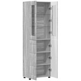  Highboard FLORIN Siva Sonoma 60 x 35 x 182 cm Konstruirano drvo | Eponuda.com