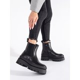 SEASTAR Women's black Chelsea boots on a platform | Shoptok.si
