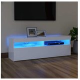  ormarić s LED svjetlima bijeli 120x35x40 cm | shoptok.hr