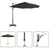  The Living Store Previsni senčnik z aluminijastim drogom 300 cm antracit - Previsni Senčnik, (21742477) Cene