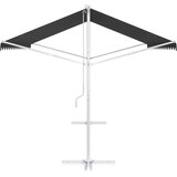  Samostojeća tend 4 × 3 m Poliester Antracit | shoptok.hr