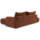 Makamii Sklopiva kutna garnitura boja terakote (s desnim kutom/s ležaljkom) Hale – | shoptok.hr