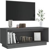TV ormarić sivi 90 x 35 x 35 cm od masivne borovine | shoptok.hr