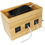 Logilink Cable box, 255x140x165 mm, bamboo, KAB0076 | ePonuda.com