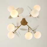  Brilagi - Luster na šipci BALMO 8xG9/9W/230V prečnik 60 cm zlatna/bela | Eponuda.com