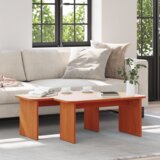  Stolić za kavu 2 pcs Voštano smeđa 100 x 69 x 35.5 cm Cijene