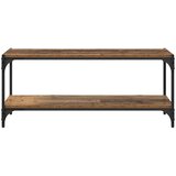 TV ormar Staro drvo 100x33x41cm Obrađeno drvo i čelik | shoptok.hr