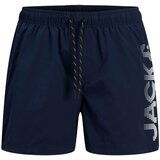 Jack & Jones Muški kupaći Swim Splice Logo Akm Sn, Teget Cene