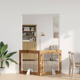  Vrata za pse s postoljem 2 pcs Staro drvo 100 x 80 cm | Eponuda.com