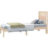  Posteljni okvir iz trdne borovine 75x190 cm, (20907325) | Shoptok.si