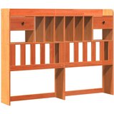 vidaXL Krevet s regalom za knjige bez madraca 140x200 cm od borovine | shoptok.hr