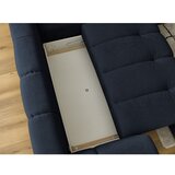 Bobochic Paris Tamno plava sklopiva/s prostorom za odlaganje kutna garnitura (s desnim kutom/u obliku slova L) Fuji – | shoptok.hr