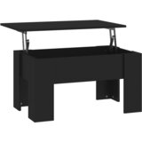  Stolić za kavu crni 79 x 49 x 41 cm od konstruiranog drva | Shoptok.si