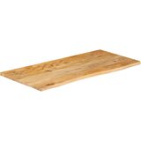 Stolna ploča sa živim rubom 120x60x2,5cm od masivnog drva manga | shoptok.hr