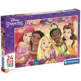 Clementoni Disney+Princeze: Maxi Super Color Puzzle 24 komada - | shoptok.hr