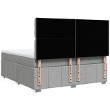  Krevet s oprugama i madracem svjetlosivi 180x200 cm od tkanine | shoptok.hr