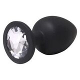  Silikonski analni plug | Crni veličina S | ePonuda.com