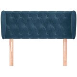  Uzglavlje s ušima tamnoplavo 103x23x78/88 cm baršunasto | shoptok.hr