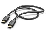 Hama USB polnilni kabel USB 2.0 USB-C® vtič\, USB-C® vtič 1.00 m črna 00201589, (20614418) Cene