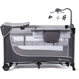 Kinderkraft prenosna posteljica leody™ z dodatki grey | Shoptok.si