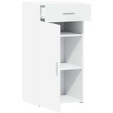 vidaXL Komoda bela 45x42,5x93 cm inženirski les | Shoptok.si