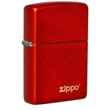Zippo Upaljač -Metalik Crvena Logo | ePonuda.com