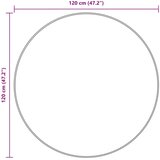 Traka za tepih MARSA Šumsko zelena Ø 120 cm Poliester i PVC - Zelena 120 x 120 cm | shoptok.hr