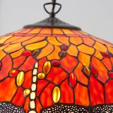 Endon 64082 - Luster na lancu Tiffany DRAGONFLY, 3xE27/60W/230V, prečnik 50 cm | Eponuda.com